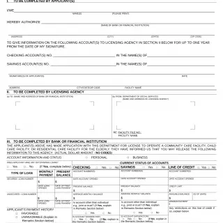 LIC 404 - Financial Information Release And Verification