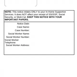 NA 1257L - Notice Of Action In-Home Supportive Services Multi