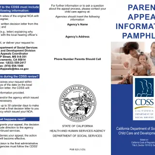 PUB 523 - Parent Appeal Information Pamphlet