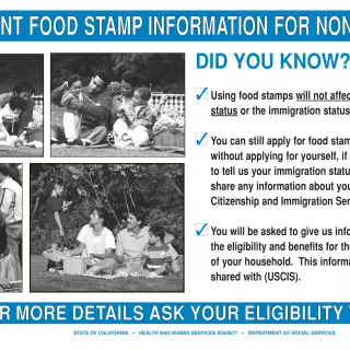 PUB 373 - Important Food Stamp Information For Noncitizens (Print 11 X 17)