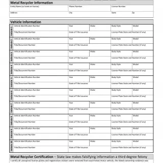 TxDMV VTR-340-M - Surrendered Ownership Evidence for Vehicles Permanently Destroyed