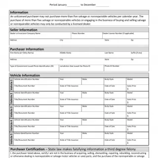 TxDMV VTR-903 - Casual Sales Record