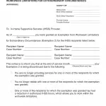 IHSS-E 002 - In-Home Supportive Services Program Notice To Provider For Discontinuance Of Exemption From Workweek Limitations For Extraordinary Circumstances