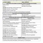 LIC 125 - Entrance Checklist - Child Care Centers