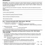 LIC 606 - Residential Care Facility For The Elderly Disclosure Worksheet