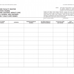 LIC 9040 - Child Care Facility Roster