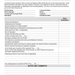 LIC 9122A  Facility Inspection Checklist Small Family Home