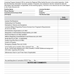 LIC 9237  Facility Inspection Checklist Transitional Housing Placement Program