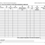 LIC 9271  Form 9-1: Calculation Of Refund Reserve Amount