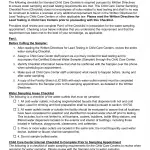 LIC 9276  Child Care Center Sampling Checklist Form