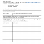 IC 9277LUA - Guardian Licensee User Access Form