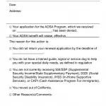 NA 422L - В Assistance Dog Special Allowance Notice of Action Denial