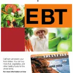 PUB 403A - English and Spanish - We Accept EBT - Farmers' Market Poster