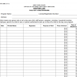 OCFS-6009: Visitor Log