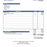 Standard Invoice Excel Template (XLSX) – Automatic Calculations