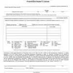 TxDMV LF131 - Evidence of Franchise Form