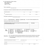 TxDMV LF621 - Evidence of Relocation Form