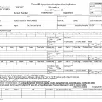 TxDMV MCD-356 - Texas IRP Apportioned Registration Application вЂ“ Schedule A and B