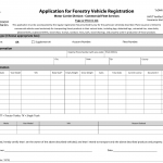 TxDMV MCD-361 - Application for Forestry Vehicle Registration