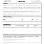 TxDMV VTR-76 - Application for Disaster Relief Vehicle License Plates
