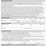 TxDMV VTR-852 - ASE Safety Inspection and Application for Custom Vehicle or Street Rod License Plates
