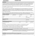 TxDMV VTR-904 - License Plate Transfer Form